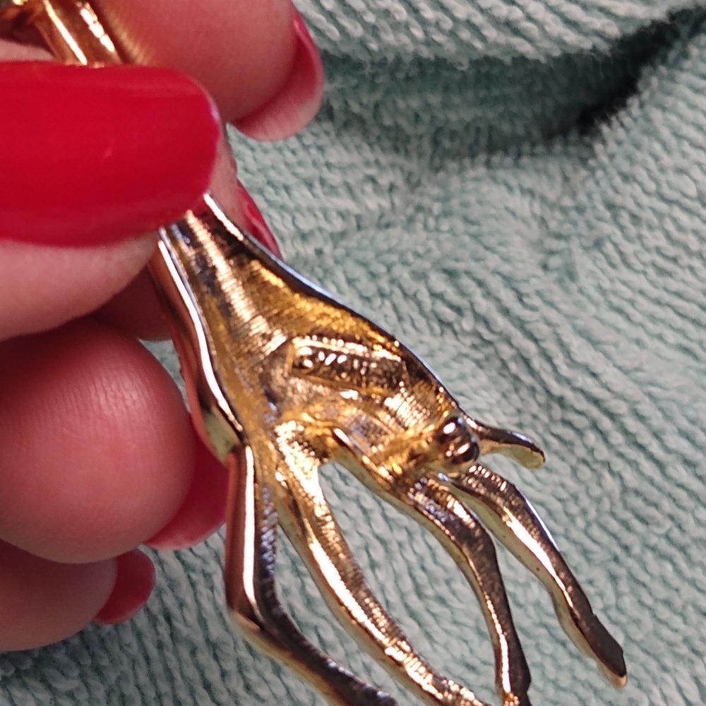 Monet signed jeweled Giraffe pin brooch - Picture 5 of 5